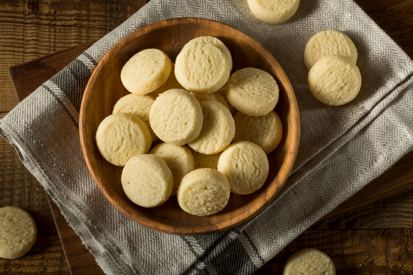 Homemade Sweet Shortbread Cookies